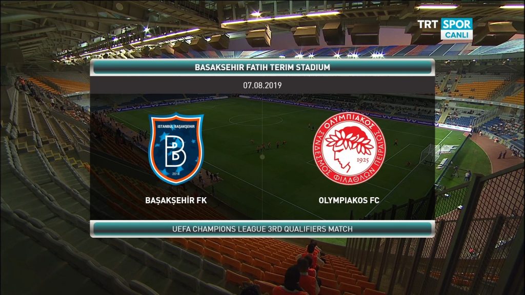 Prediksi Liga Champion 2019 - Olympiakos vs Istanbul Basaksehir - Hasil Prediksi